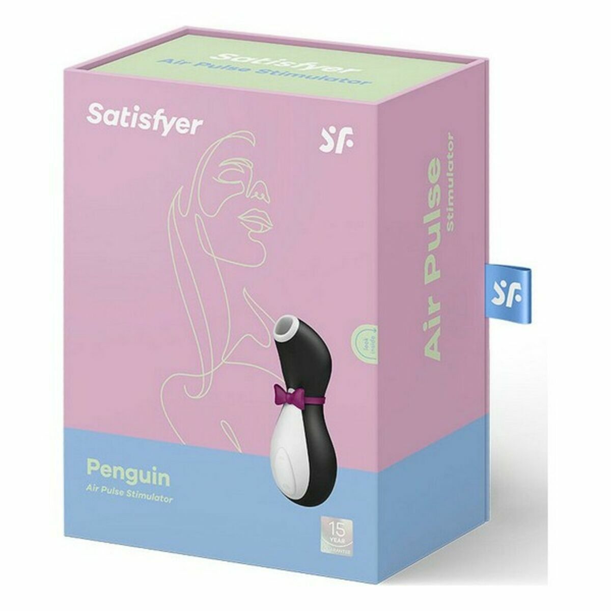 Sací stimulátor na klitoris Satisfyer Penguin Čierna